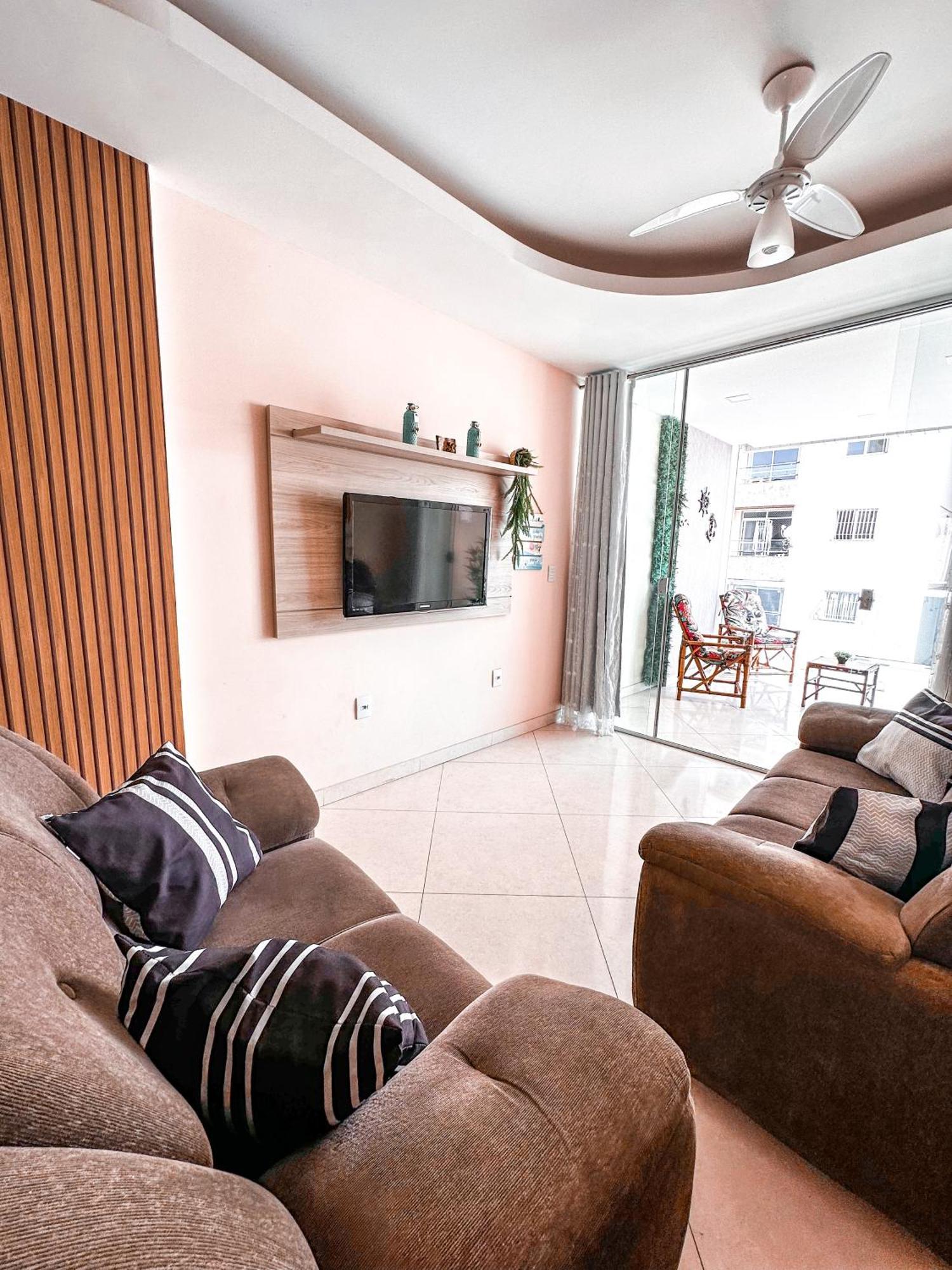 Apt na Praia do Morro,2 quadras do mar,com Garagem Guarapari Exterior foto